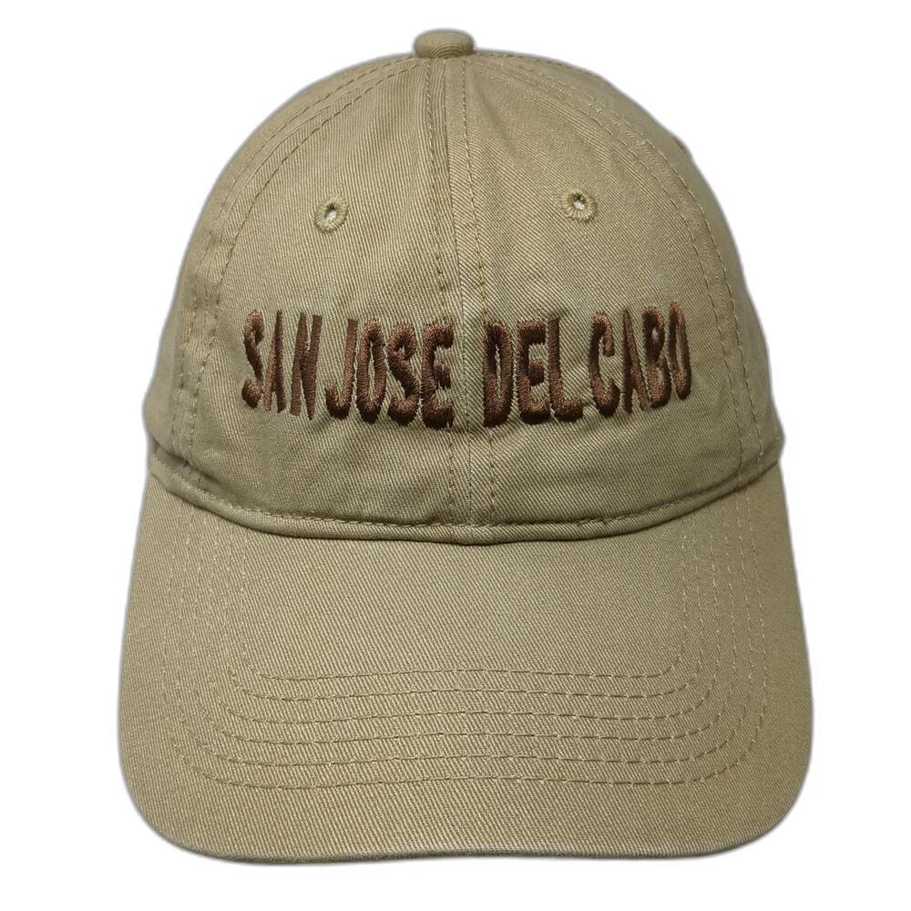 Invasion Baseball Cap Brown One Size San Jose Del Cabo WorldMark Wyndham Hat